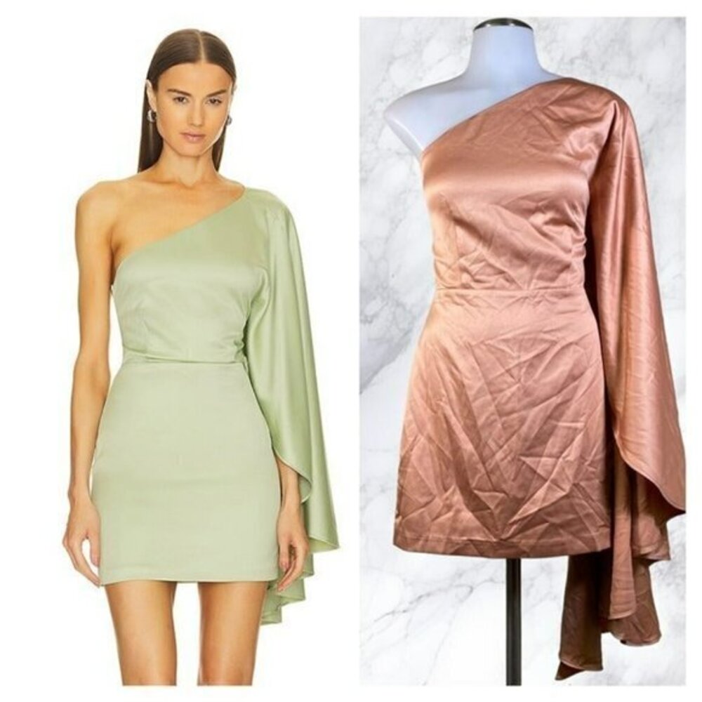 Michael Costello xREVOLVE Livvy Mini Dress - Peach